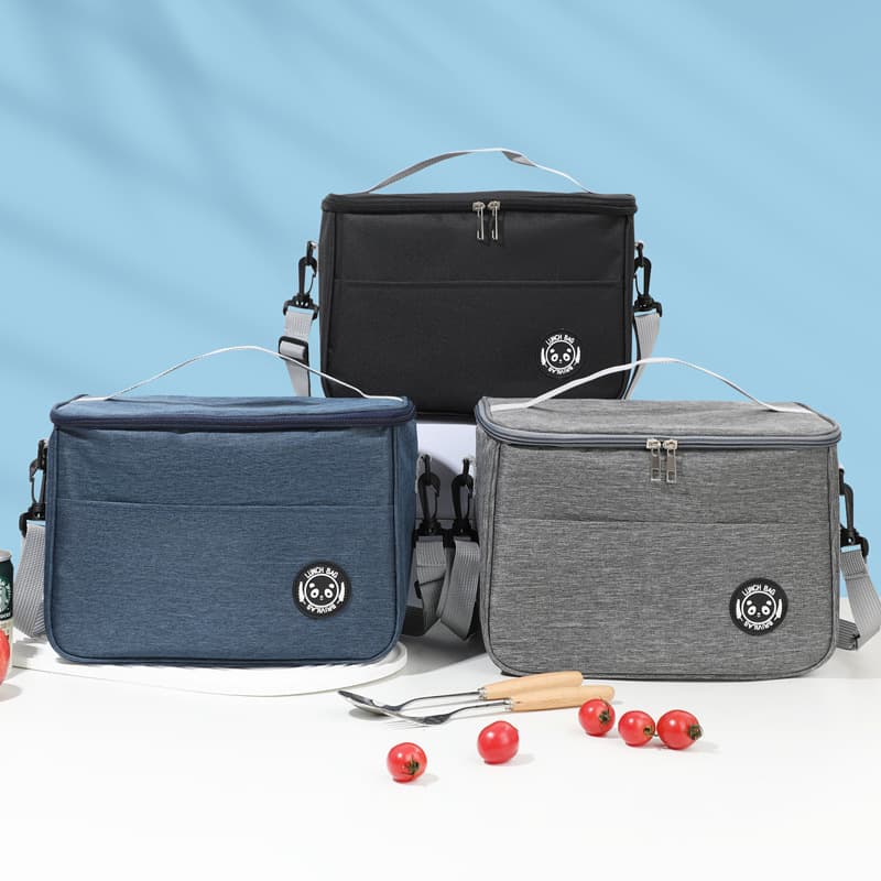 Amazon Portable Foldable Ice Bag Thickened Insulation Bag Picnic Lunch Box Handbag Office Lunch Bag Fresh-Keeping Food Bag