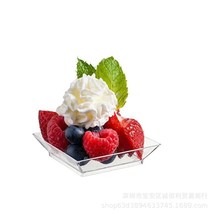 6.5*6.5 Square Dish Mini Square Plate for Desserts, Appetizers, Sauce Dishes; Large Size 9*9 (3 pieces)