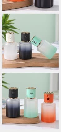 120ML Car Aromatherapy Bottle Empty Bottle Household Glass Bottle Fireless Aromatherapy Bottle Ornament Car Fragrance Expansion Bottle