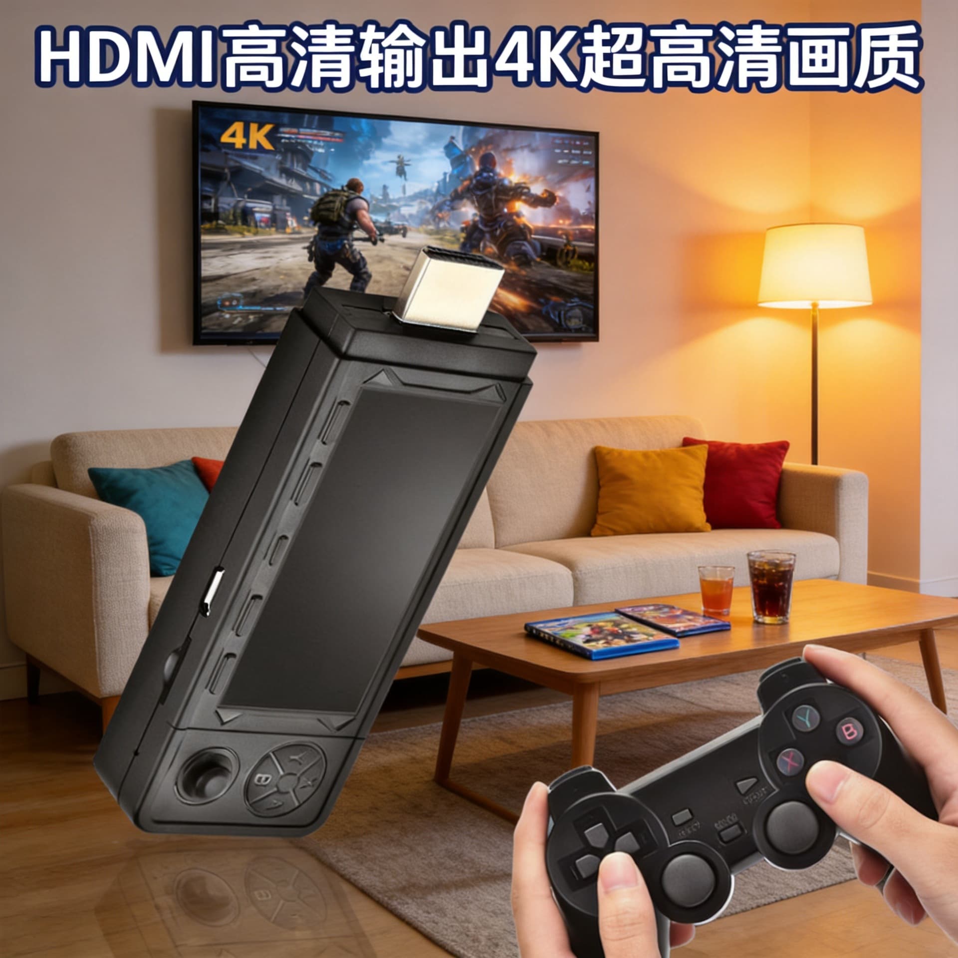 Cross-border wholesale X9 HD TV game console retro 3D game stick PSP arcade PS1 home game console X2