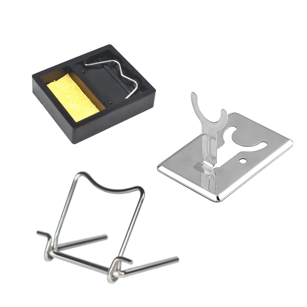 All-Metal Soldering Iron Stand Square Soldering Iron Holder Foldable Multi-Function Solder Wire Rack Y-Type Simple Stand Wholesale