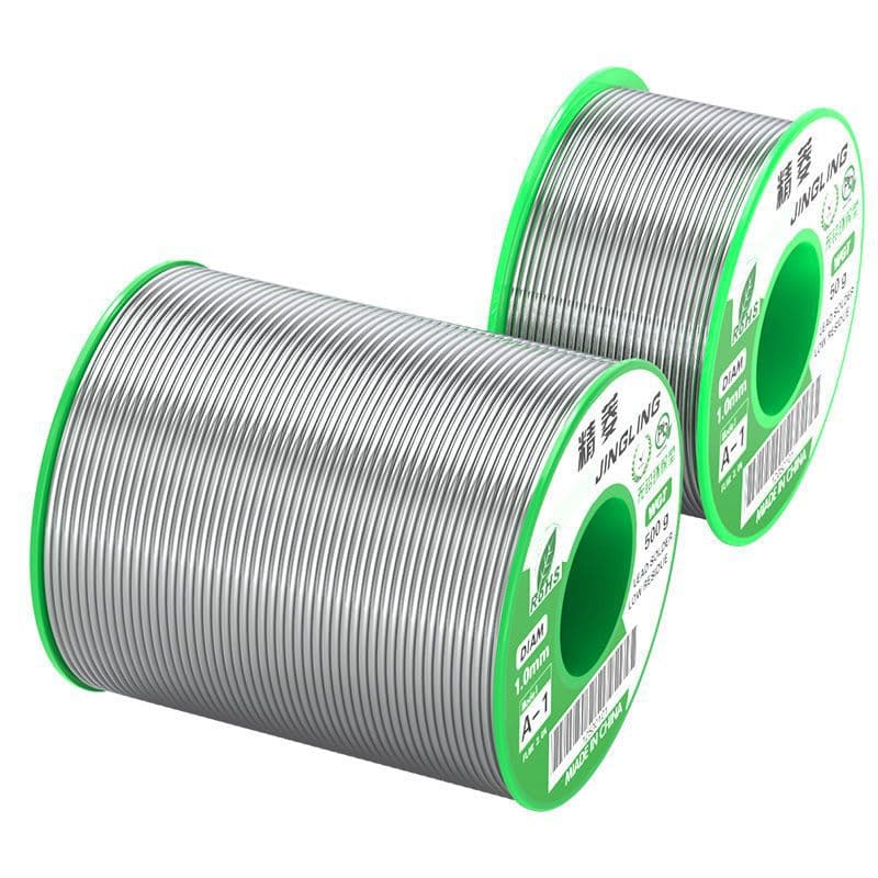 Lead-Free Solder Wire with Rosin, High Purity Eco-Friendly Low Temperature Solder for Soldering Iron