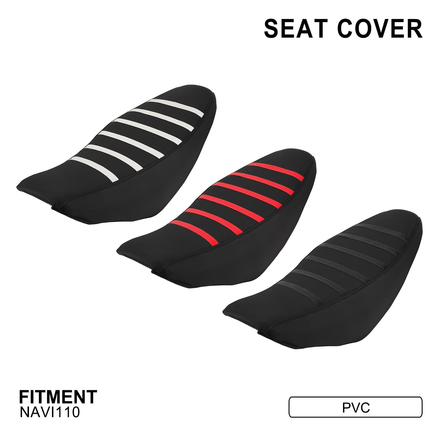 Suitable for NAVI110 motorcycle high quality PVC leather anti-slip seat cushion leather seat cushion cover modification accessories