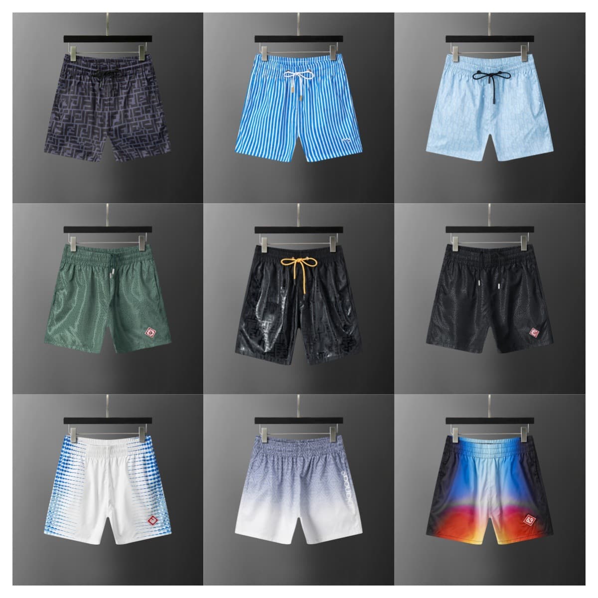 Cross-border correct version of beach shorts and shorts in stock summer new style with inner net for men and women versatile European leisure beach
