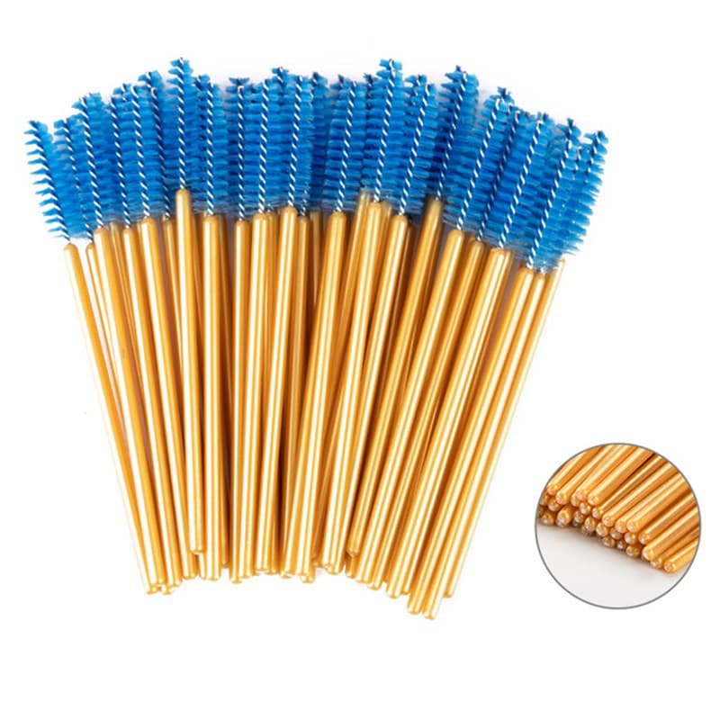 50pcs/bag Disposable Eyelash Brush Mascara Wand Extension Tool Curling Lashes