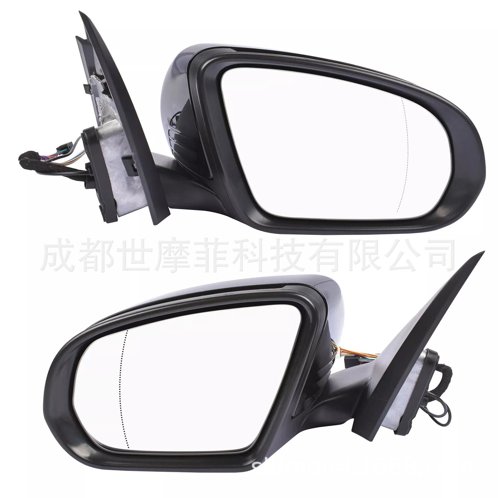 Left-hand drive compatible with Mercedes-Benz W205 C180 C200 C300 C250 2014-2021 Side Mirror Assembly Rearview Mirror