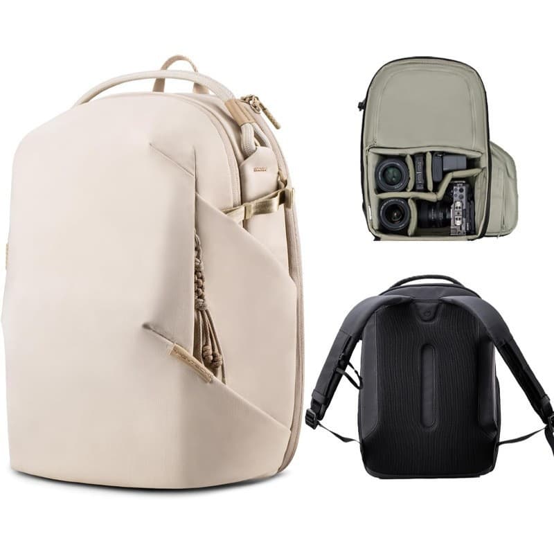 Camera Backpack 22/16L Storage Digital Bag for Camera Drone Suitable for Creative Shooting Daily Commute