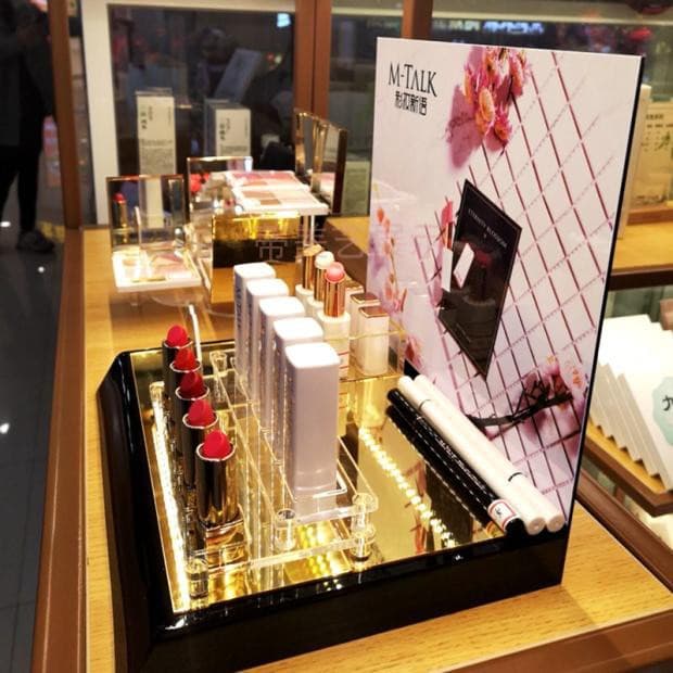 Free shipping lipstick stand acrylic cosmetics display stand makeup stand lipstick small display stand removable display stand