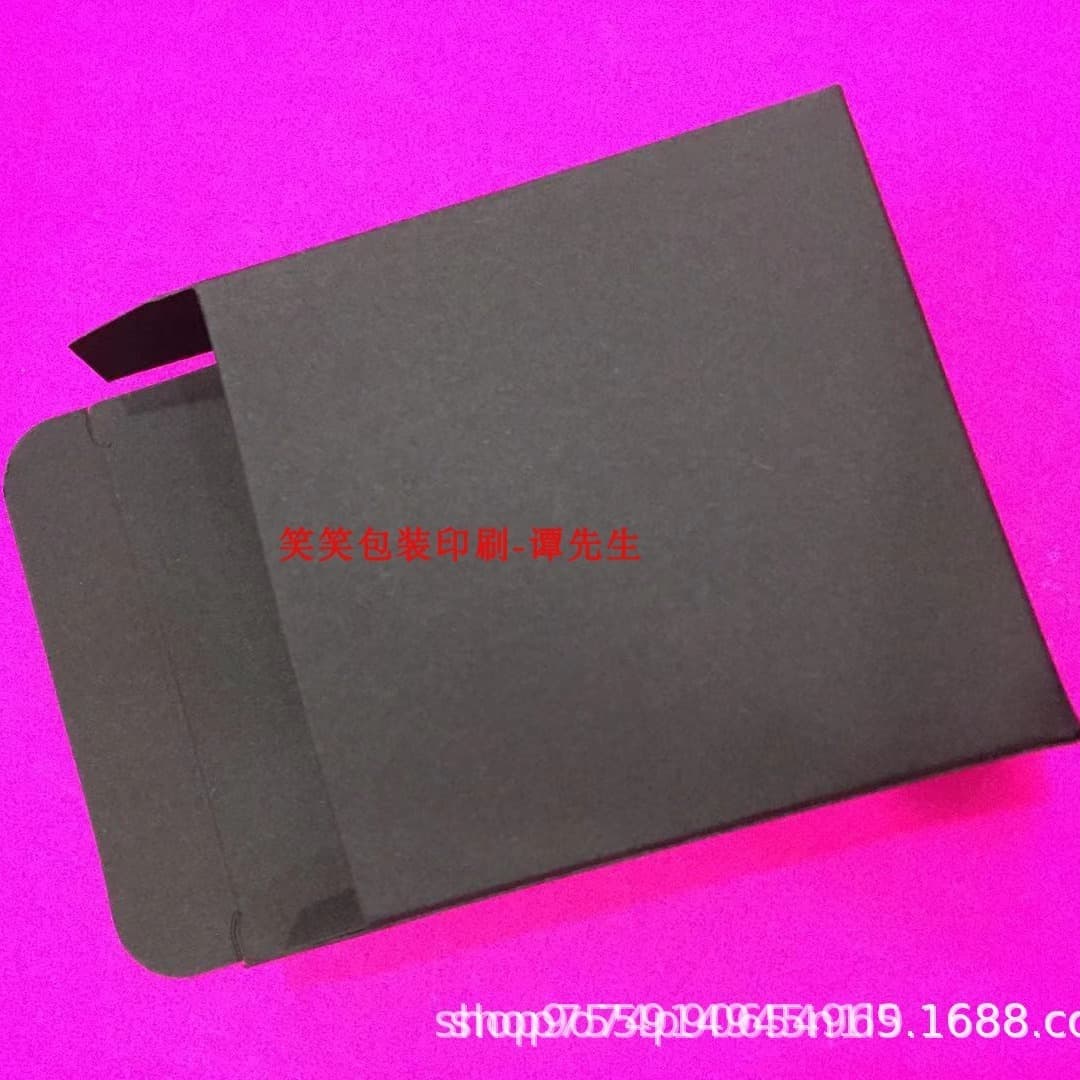 Black card small paper box, camera battery small black box, phone battery small black box, data cable black paper box, in stock