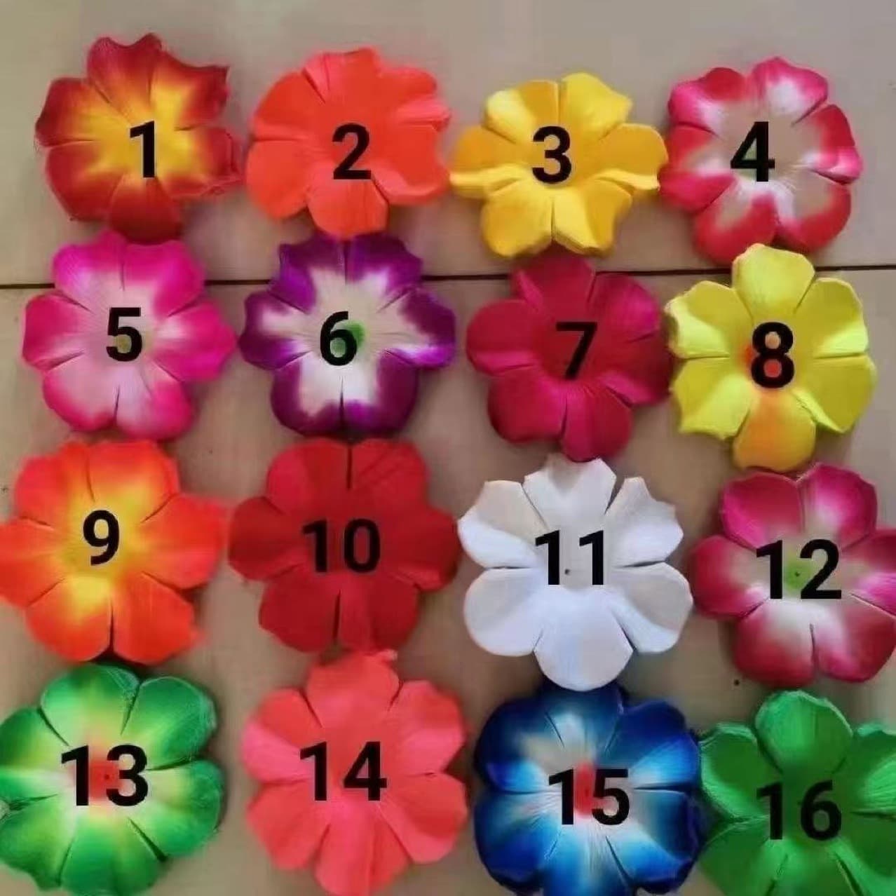 Funeral Supplies Manufacturer Low-Price Wholesale Silk Flowers, 9cm Kapok Petals, Fabric Flowers, Flower Petals