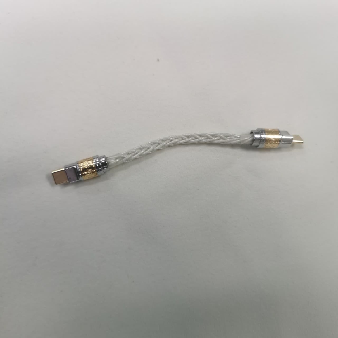 Type C Flagship Liquid Hydrogen Silver Plated Palladium + Copper Silver Alloy Coaxial Interconnect Cable OTG Decoding Lightning