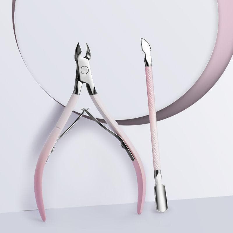 German fine craftsmanship dead skin shearing pliers push fork manicure nail scissors professional advanced manicure tool set