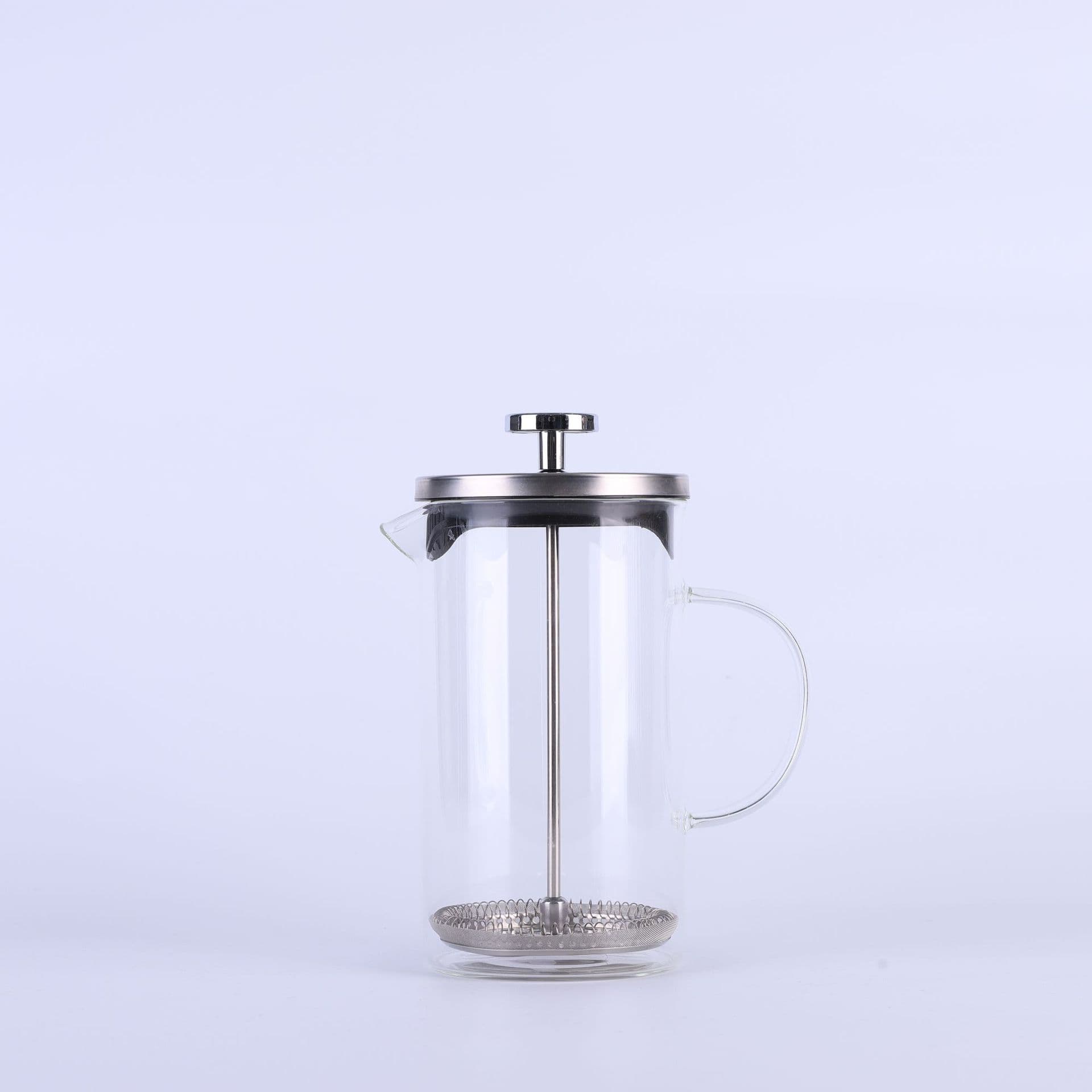 Household heat-resistant French press hand-brewed filter coffee pot factory high borosilicate material household coffee pot wholesale
