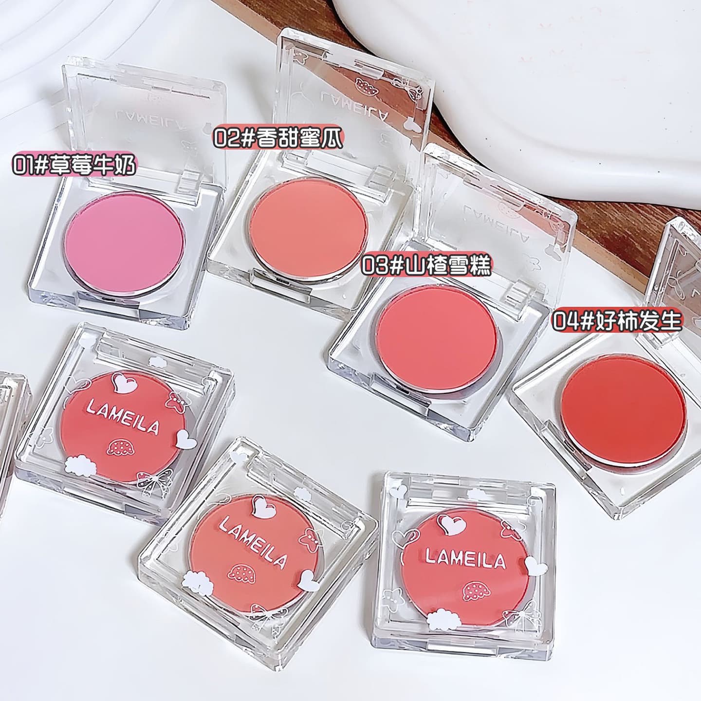 2026 Hot New Arrival Lamora Single Color Blush for Beginners Affordable Natural Look Finely Milled Easy to Apply