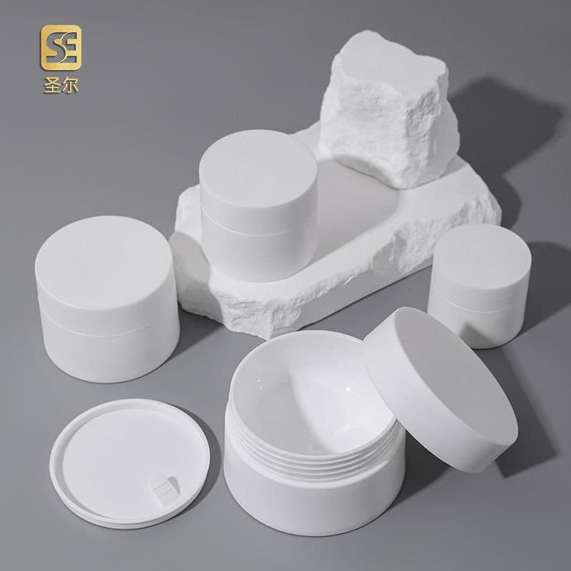 Manufacturer in stock 5g15g20g30g50g round four-color PP material mask jar cream box mask jar