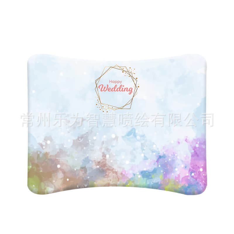Factory Supply Export Quality All-Aluminum 32mm Round Tube Background Display Stand for Conferences, Events, and Exhibitions