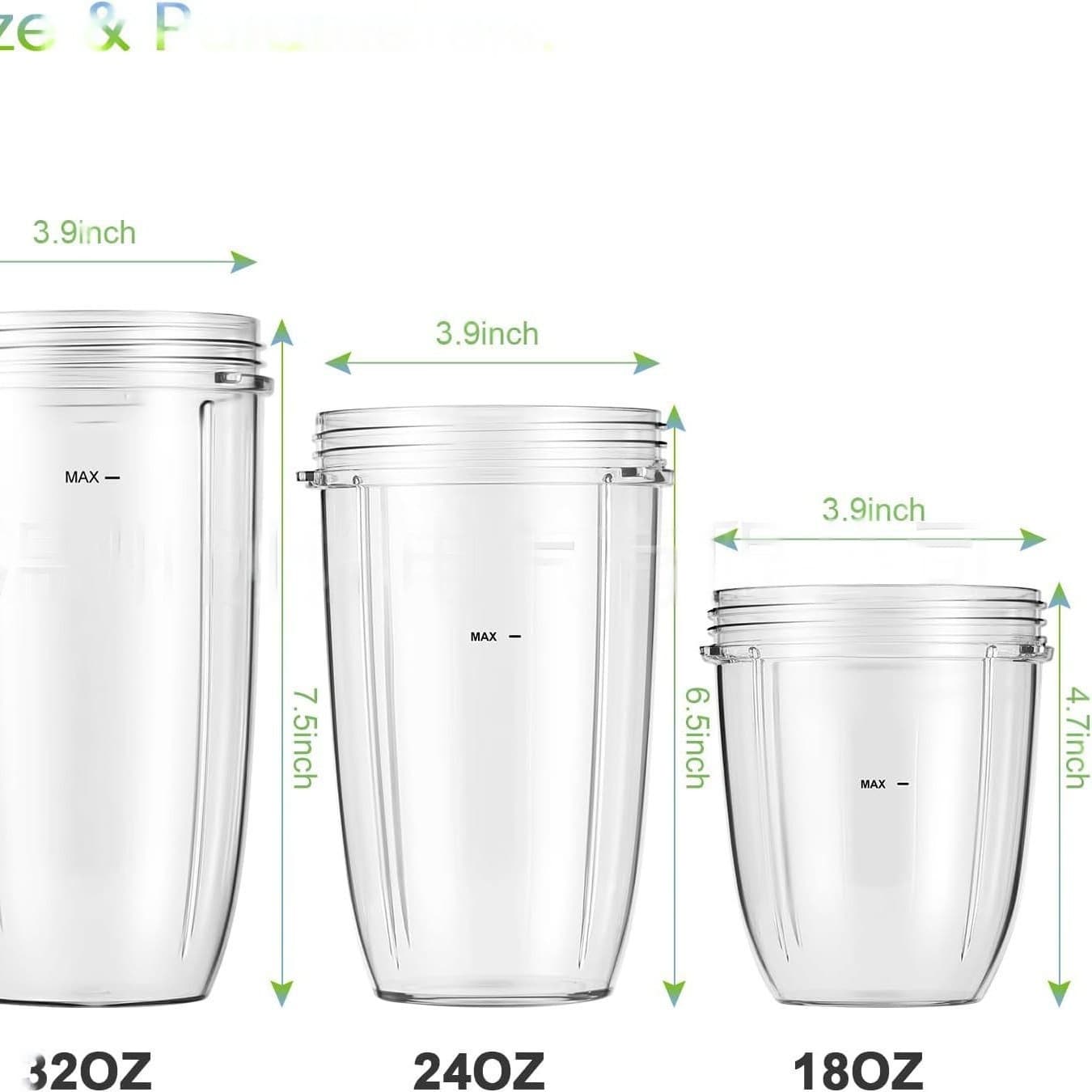 Amazon NUTRI600W 900W Juicer Accessories - Juice Machine and Blender Parts 18OZ*24OZ*32OZ