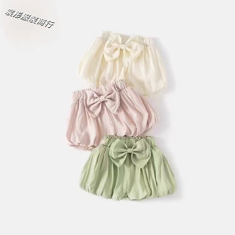 Girls Summer Pants New Fashionable Baby Bloomer Lantern Pants Toddler Thin Summer Kids Shorts