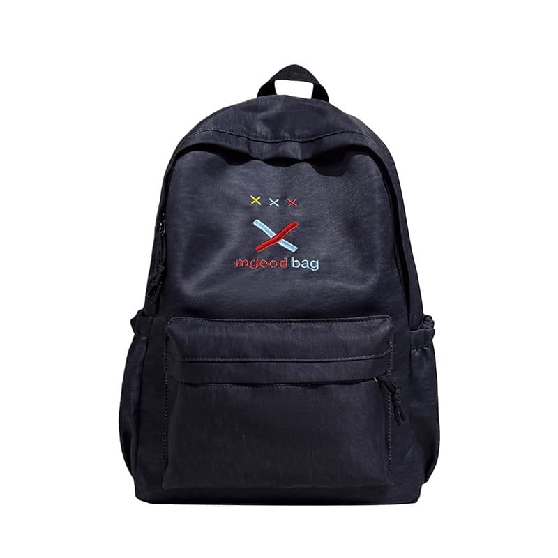 2026 New Stylish Solid Color Minimalist Student Large-Capacity Backpack for College and School