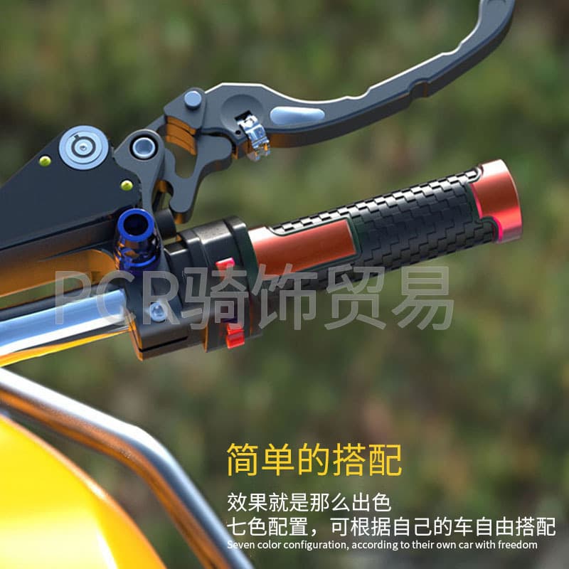 Motorcycle Accessories Modified Handlebar Grips Aluminum Handlebar Sleeves CNC Alloy Handlebars