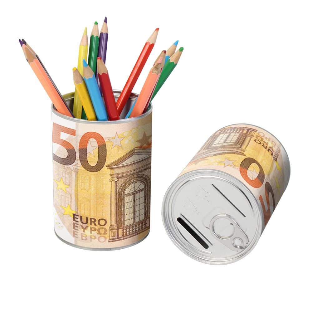 British pound piggy bank, tinplate piggy bank, round dollar euro piggy bank, only change can not be taken in and out to store foreign trade