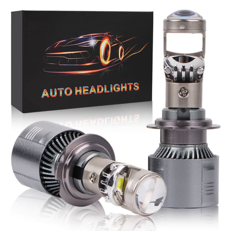 H7 lens headlight low beam tangent car LED super bright car light H11 bulb 9005 laser headlight modification