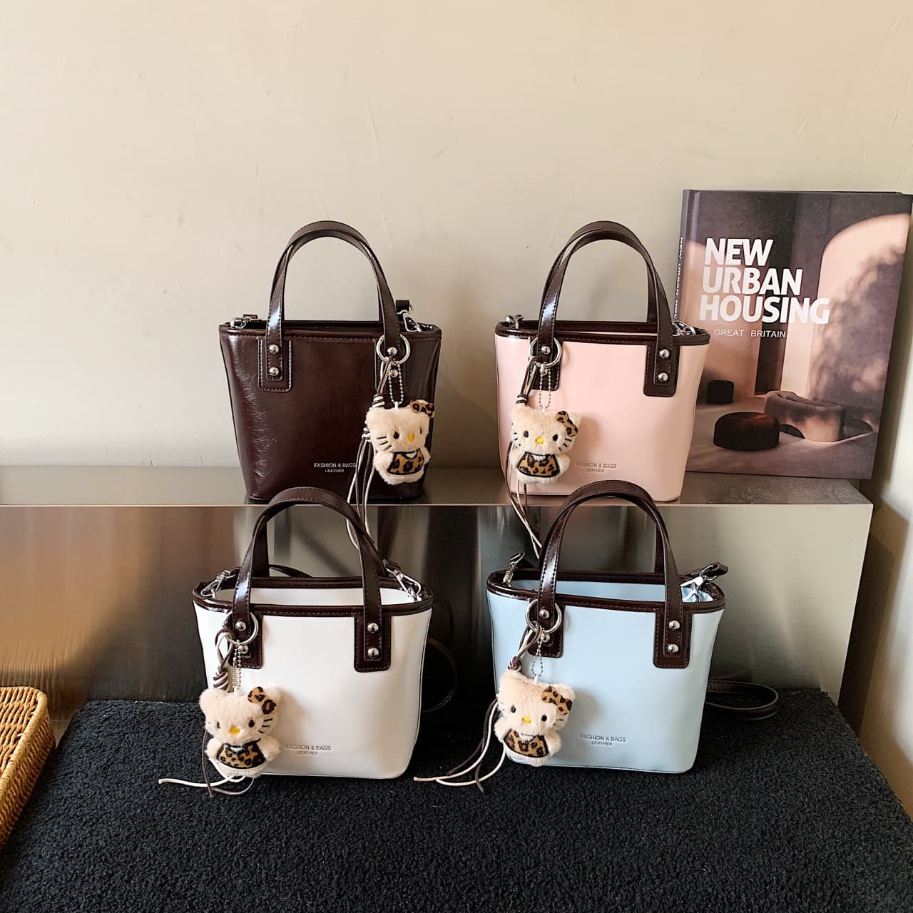 New Stylish Light Luxury Handbag for Women, Premium Commuter Shoulder Bag, Kelly Bag, Versatile Crossbody Bag, Fashion Trend