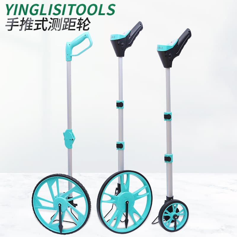 Manufacturer Wholesale Distance Measuring Wheel Roller Ruler Push Wheel Digital Display Hand-pushed Measuring Wheel