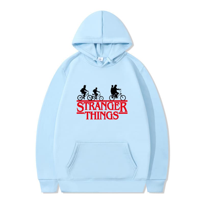 Stranger Things Printed Pullover Hoodie Fleece Jacket Hoodie Sweatshirt Cross-border