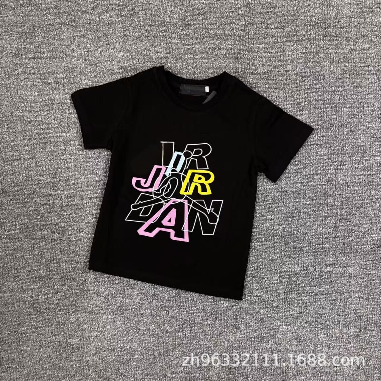 Children's Pure Cotton Short Sleeve T-Shirt for Ages 1-6, Summer Stylish Cartoon Top for Boys and Girls