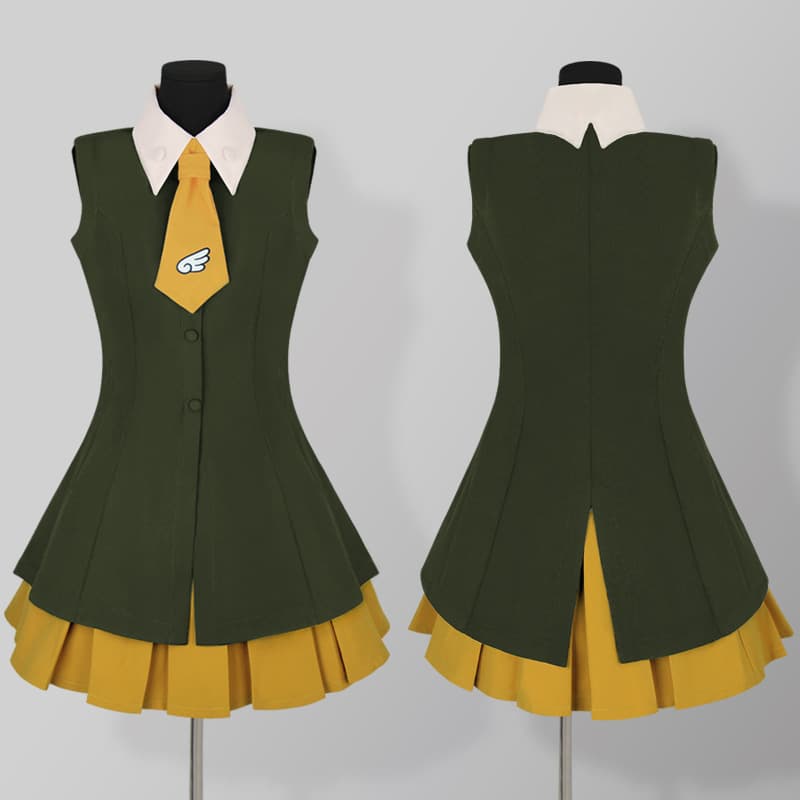 Cardcaptor Sakura Cosplay Costume Sakura Kinomoto Dress Sakura Hong Kong Trip Casual Fabric