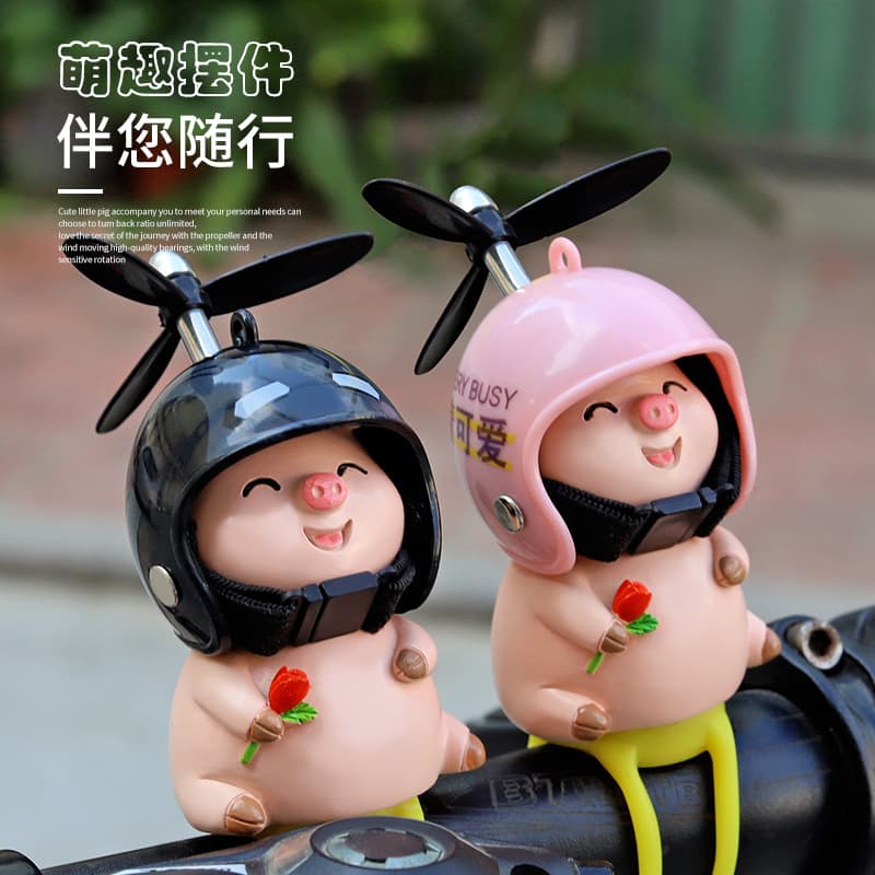 Electric Vehicle Decorative Cute Fan Doll Accessories for Yadea, Aima, Tailg Electric Scooter Toy Ornament for Women