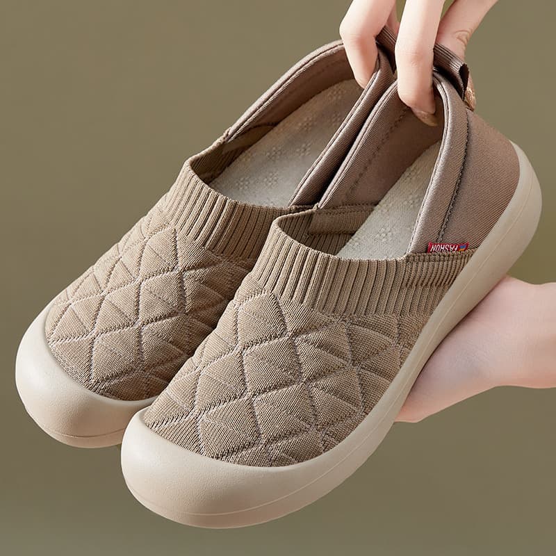 Shoes Women's Shoes Fashionable Spring and Summer Casual Breathable Comfortable Anti-Slip Shoes Mom's Shoes Soft Sole Non-Tiring Casual Shoes