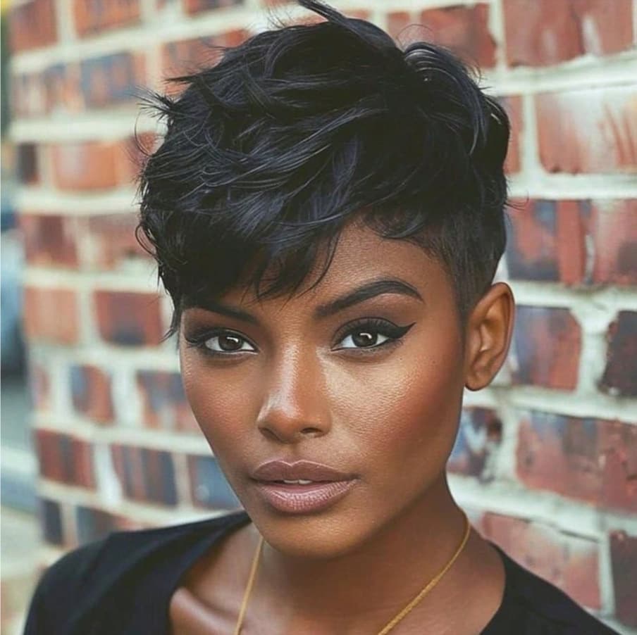 TEMU Overseas Cross-Border Trade Women's Short Wigs for European and American Markets, African Black Women's Wig Hair Wholesale