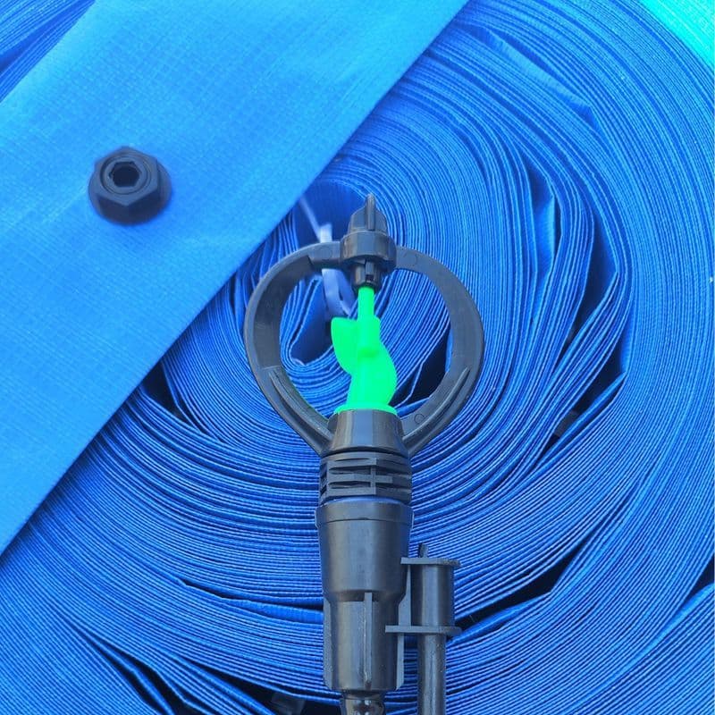 Rotating sprinkler main pipe hole ground spike sprinkler hose wear resistance butterfly upright spray pipe new water belt prefabricated