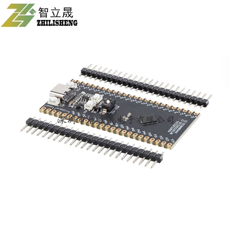 STC32F12K54-QFN48 Core Function Learning Board Development Board Module Type-C Interface Half-Hole Board