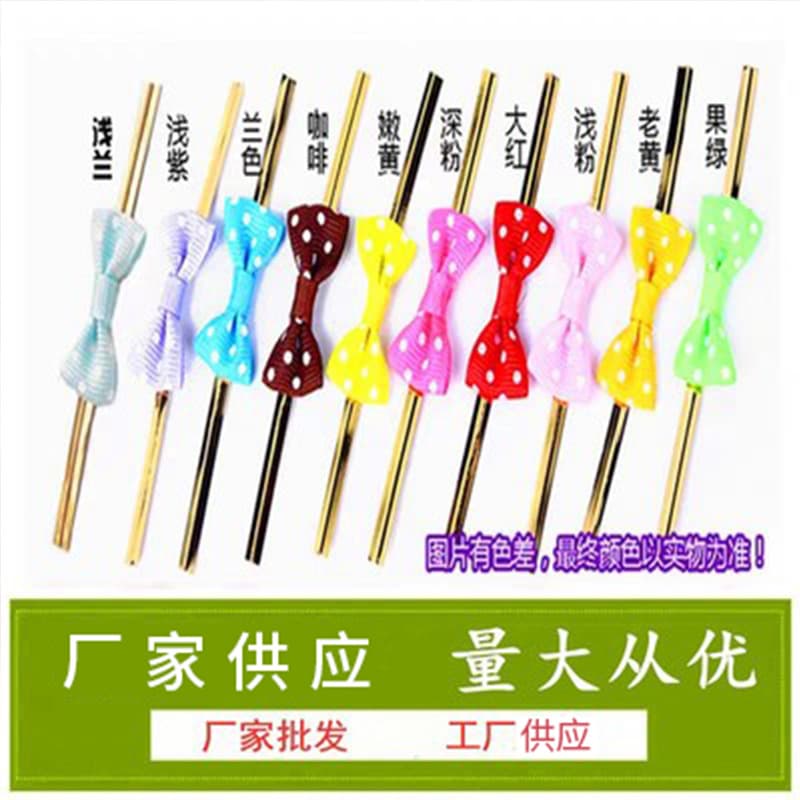 Manufacturer Stock, Baking Packaging Colored Bow Twist Ties, Lollipop Tying Strings, Cookie Packaging Bag Ties, 500 Pieces