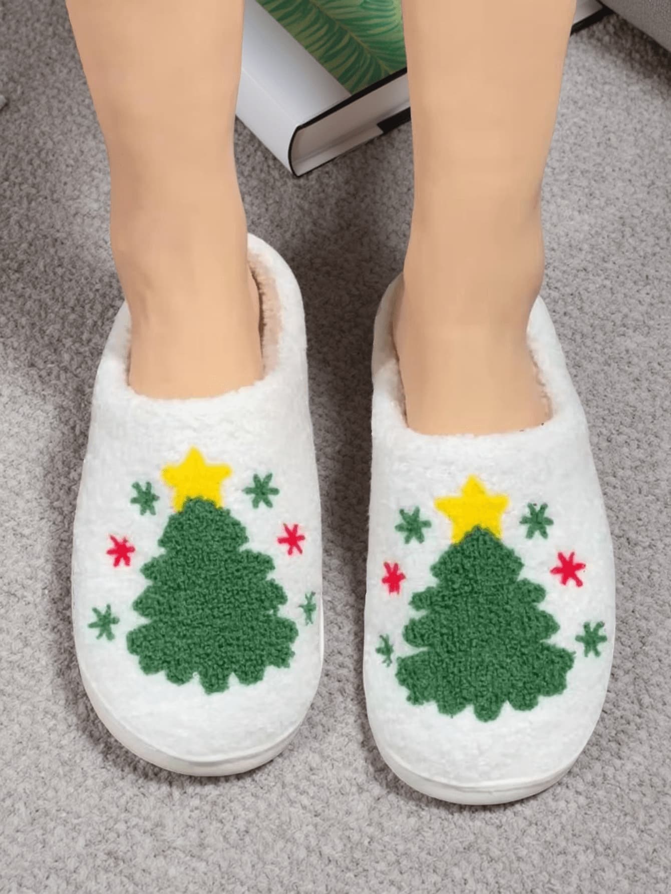 Cross-border Cartoon Dachshund Cotton Slippers with Toe Cover, Plush Home Slippers for Autumn and Winter, Lightweight Indoor Maternity Slippers