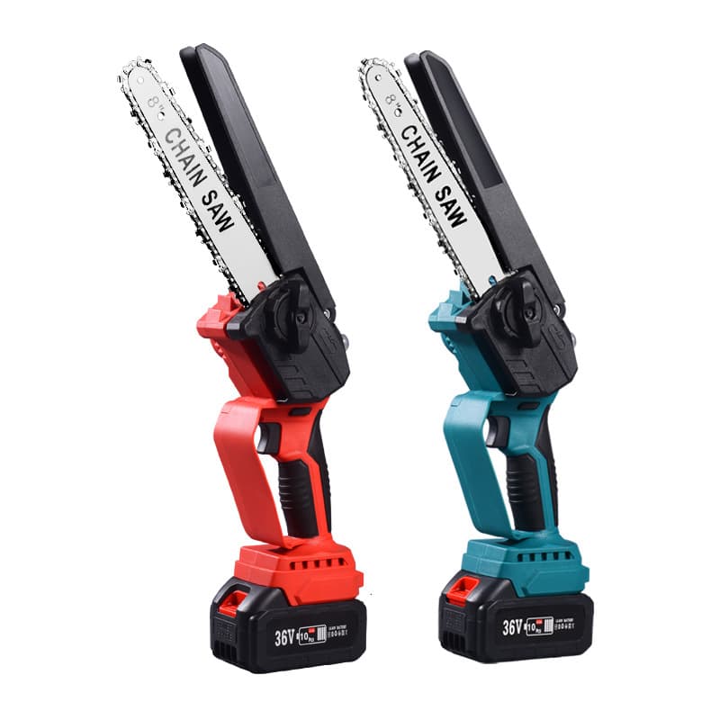 Rechargeable Brushless 8-Inch Electric Chainsaw Mini Electric Saw Woodworking Single-Handed Forestry Logging