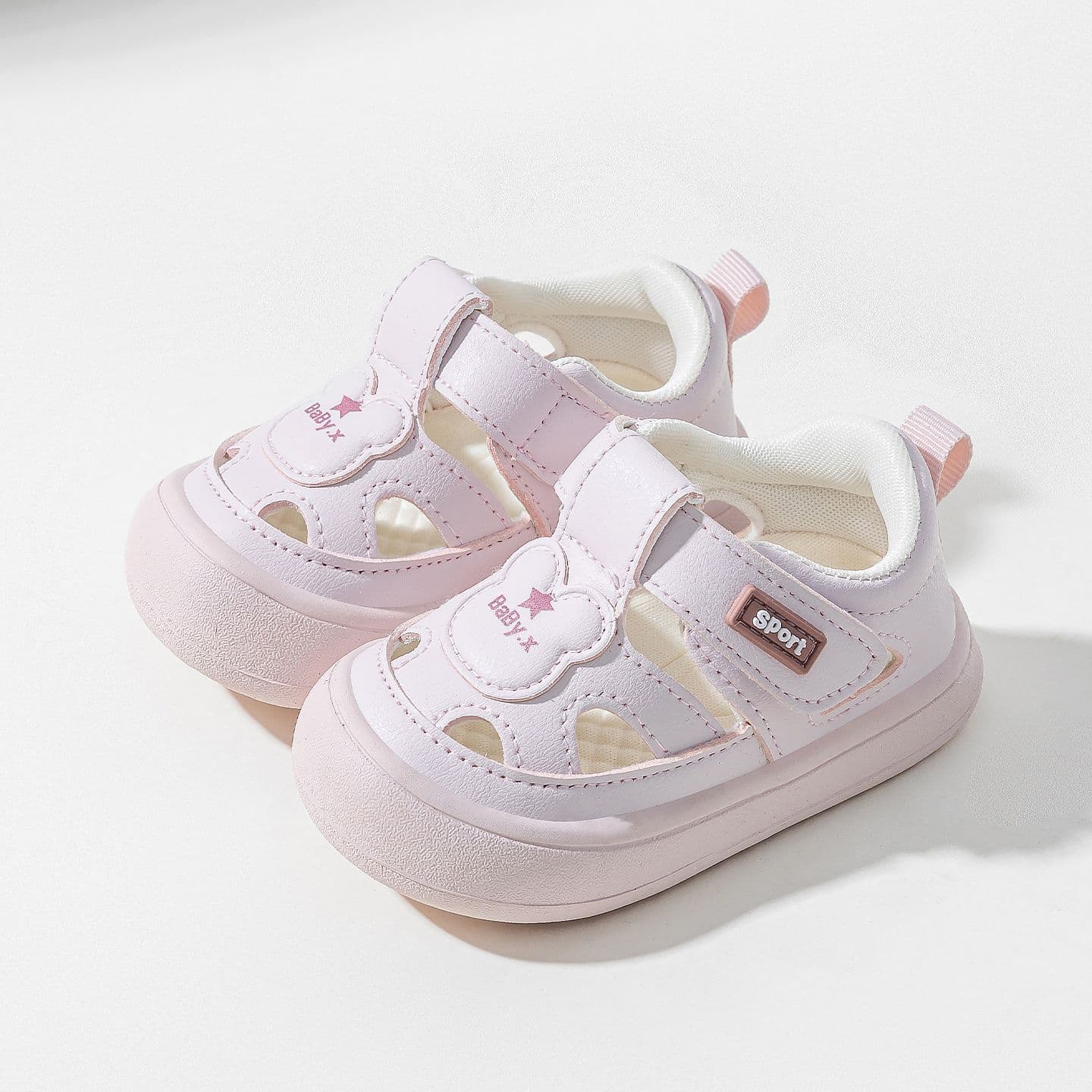 2026 Summer New Baby Toddler Sandals Soft Sole Breathable Boys Girls Anti-Collision Toe Infant Sandals