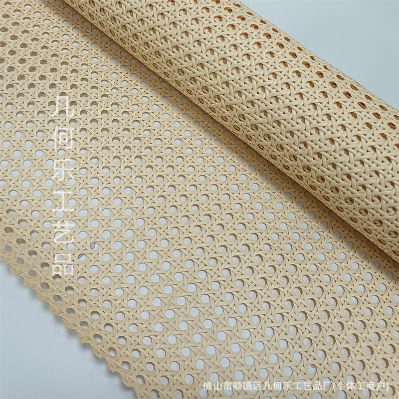Imitation Rattan Scattered Cut PE Rattan Weaving Material Handmade DIY Weaving Net Hexagonal Octagonal Eye Mat Ceiling Screen Home Decoration