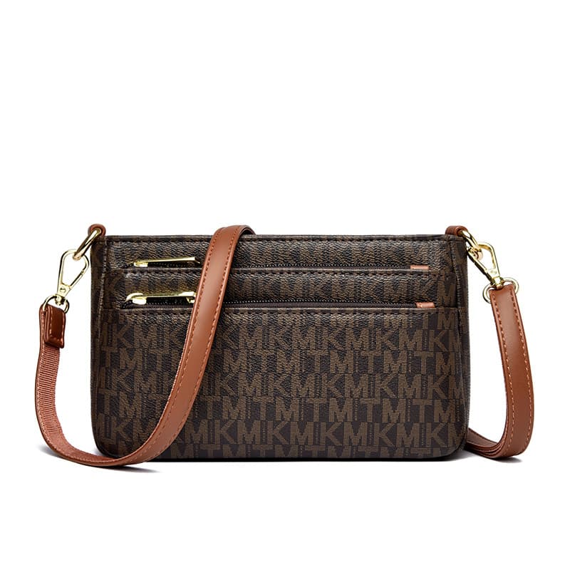 Cross-border women's bag 2026 new printed middle-aged women's mom bag elegant shoulder bag crossbody bag women's bag