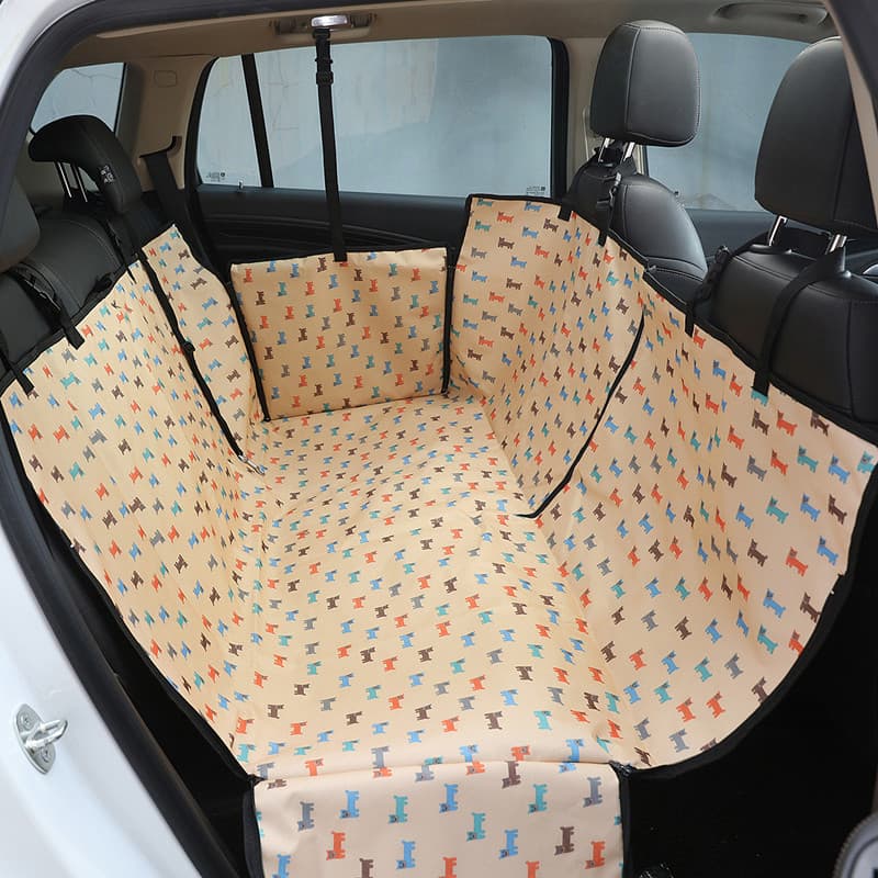 Pet Car Rear Mat Factory Direct Cross-Border Special Car Mat Waterproof Car Dog Mat Scratch Resistant Double Layer