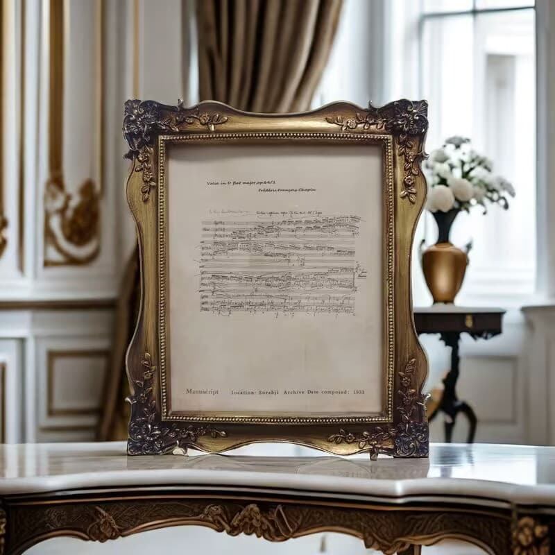 Decorative Painting Living Room Wall Art French Style Bedroom Photo Frame Ornament Craft Resin Cute Waterproof Gift Handmade