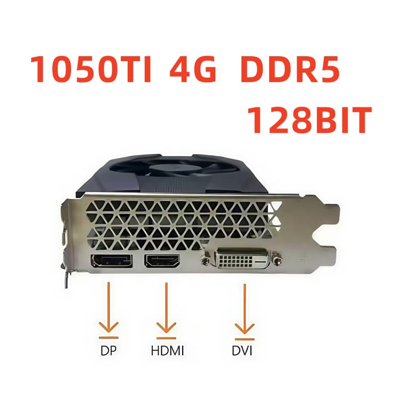 New GTX1050TI 4G D5 Desktop PC HD Independent Gaming Graphics Card PUBG Studio Multi-Tasking