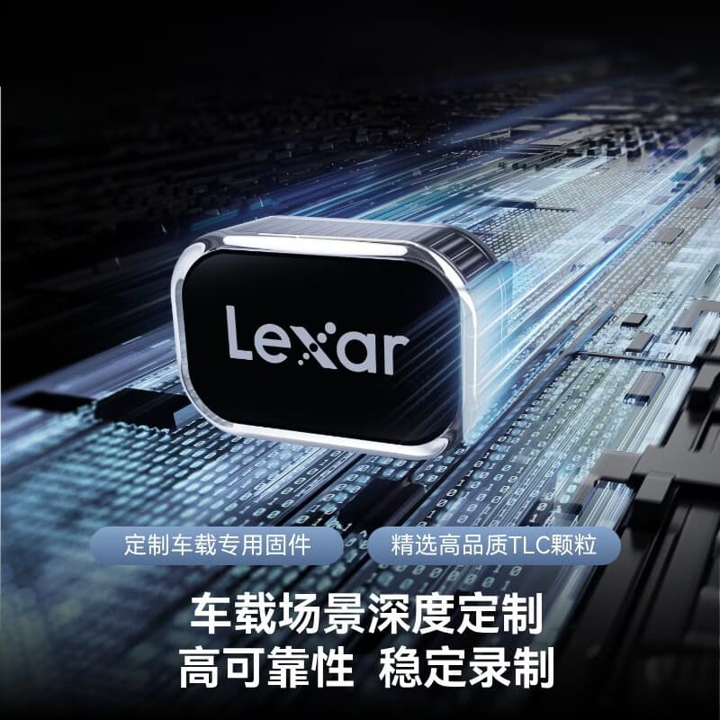 Lexar 1TB USB Type-C Interface High-Capacity Car USB Drive Sentinel Mode Loop Recording