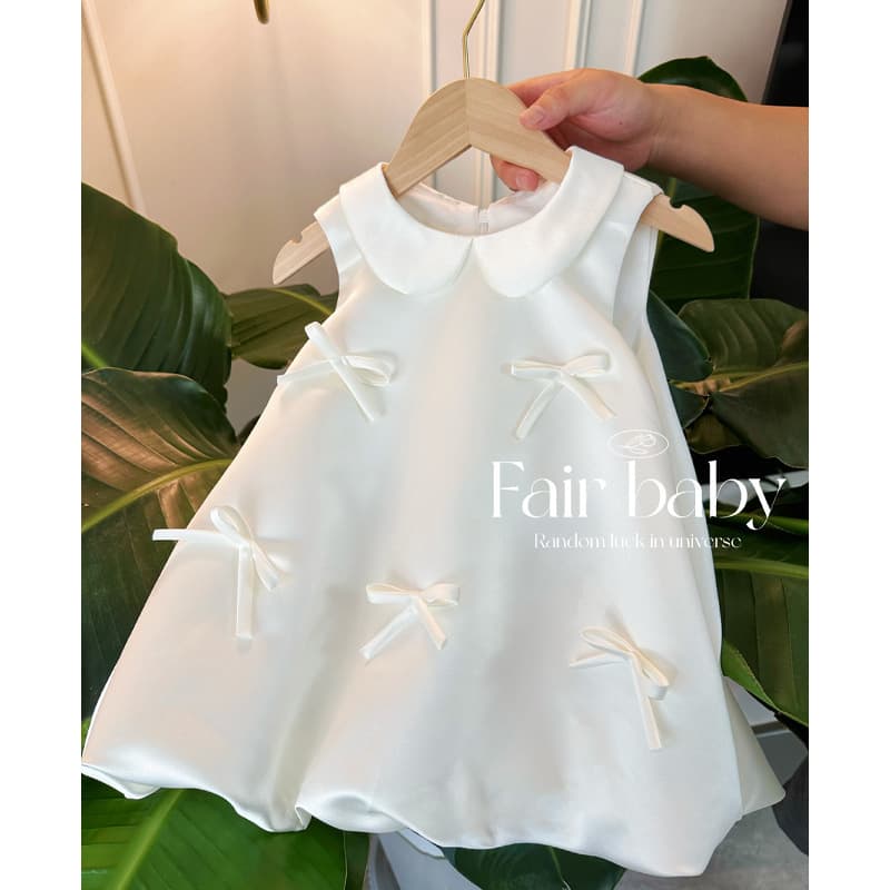High-end White Summer Dress for Girls, 1st Birthday Party, Flower Girl Wedding Dress, Princess Dress, Sleeveless Vest Dress