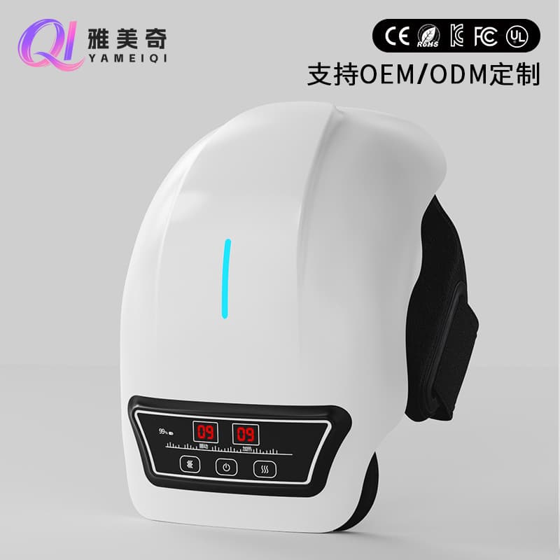 New Cross-Border Home Hot Compress Knee Massager Knee Protector Massager Red Light Vibration Warm Therapy Electric Heating
