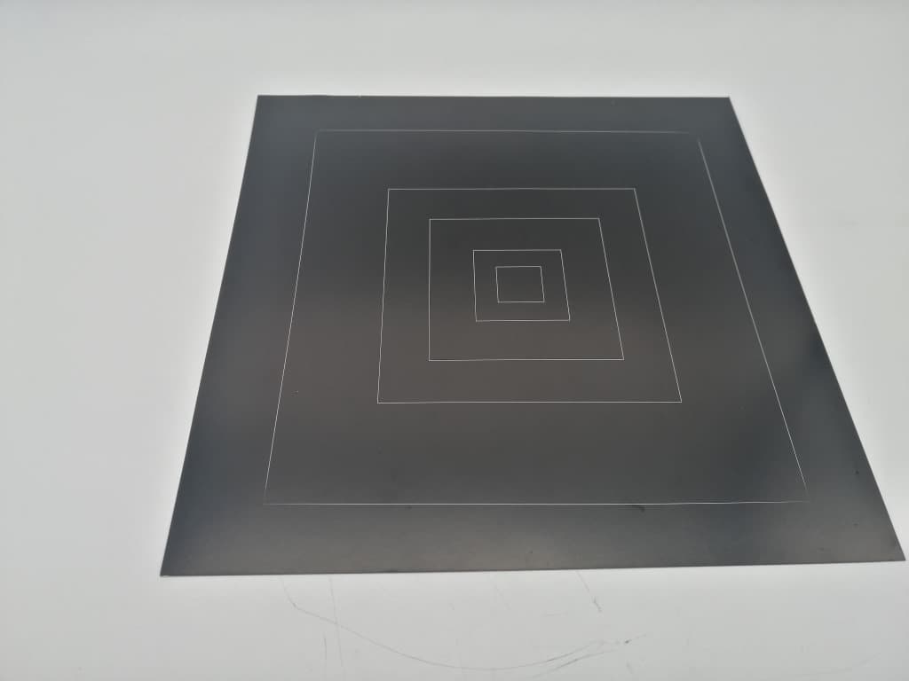 Factory direct sales of laser marking and debugging photo paper, visual positioning, proportioning, light adjustment, correction, black light metering spot test paper.