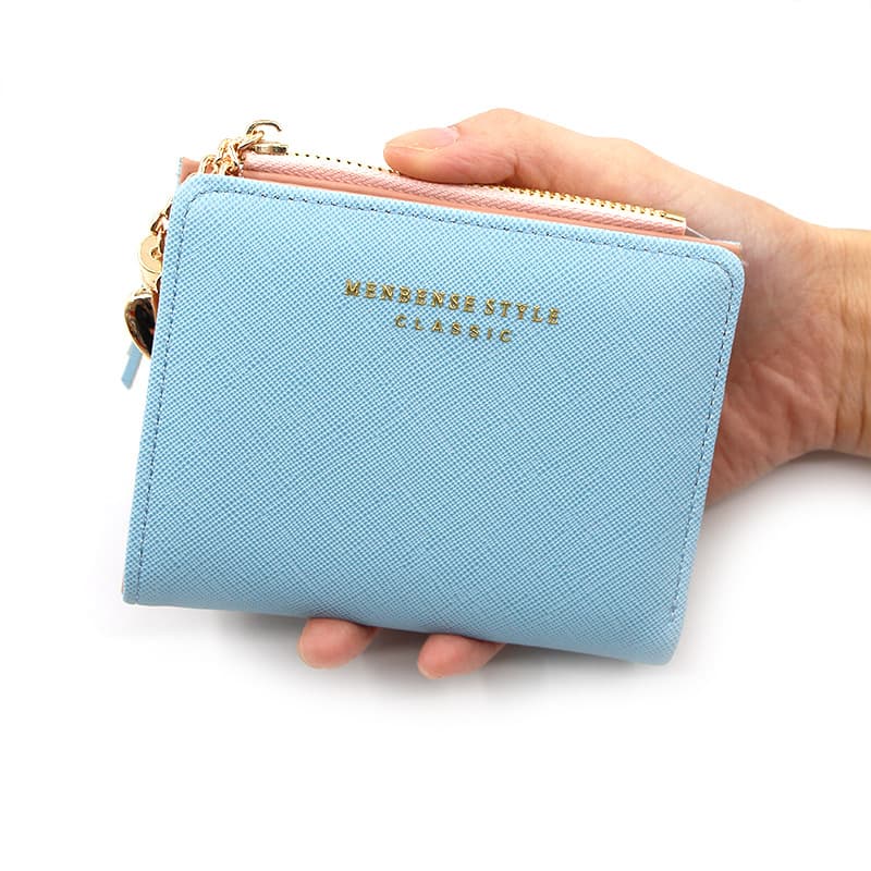 Unique Cropped Ladies Wallet Tassel Simple Handheld Coin Purse Women's Money Clip Personalized Short Style Zipper Wallet